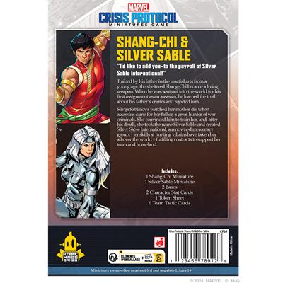 Marvel: Crisis Protocol - Shang Chi &amp; Silver Sable