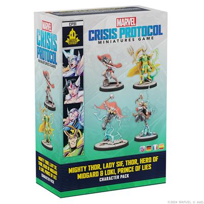 Marvel: Crisis Protocol - Mighty Thor, Lady Sif, Thor, Hero of Midgard &amp; Loki, Prince of Lies