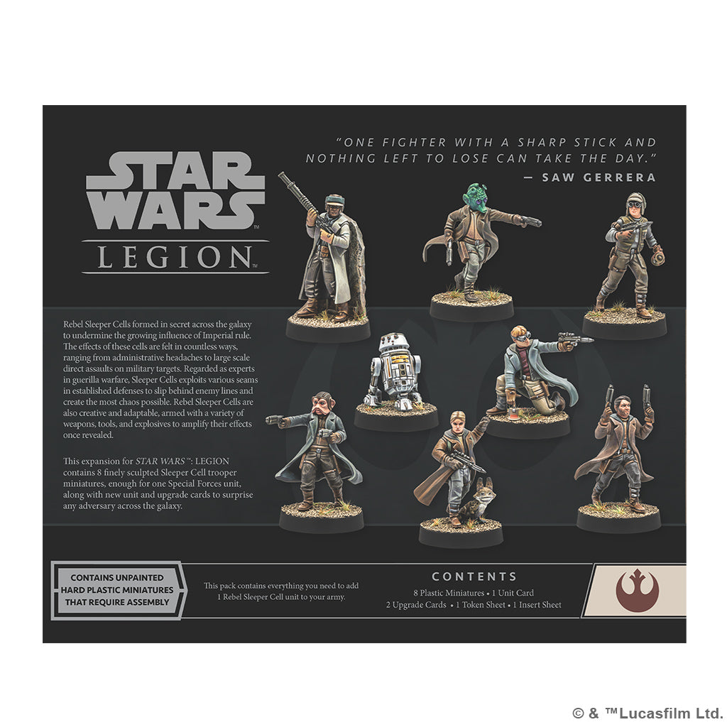 PRE ORDER: Star Wars Legion - Rebel Sleeper Cell Unit Expansion